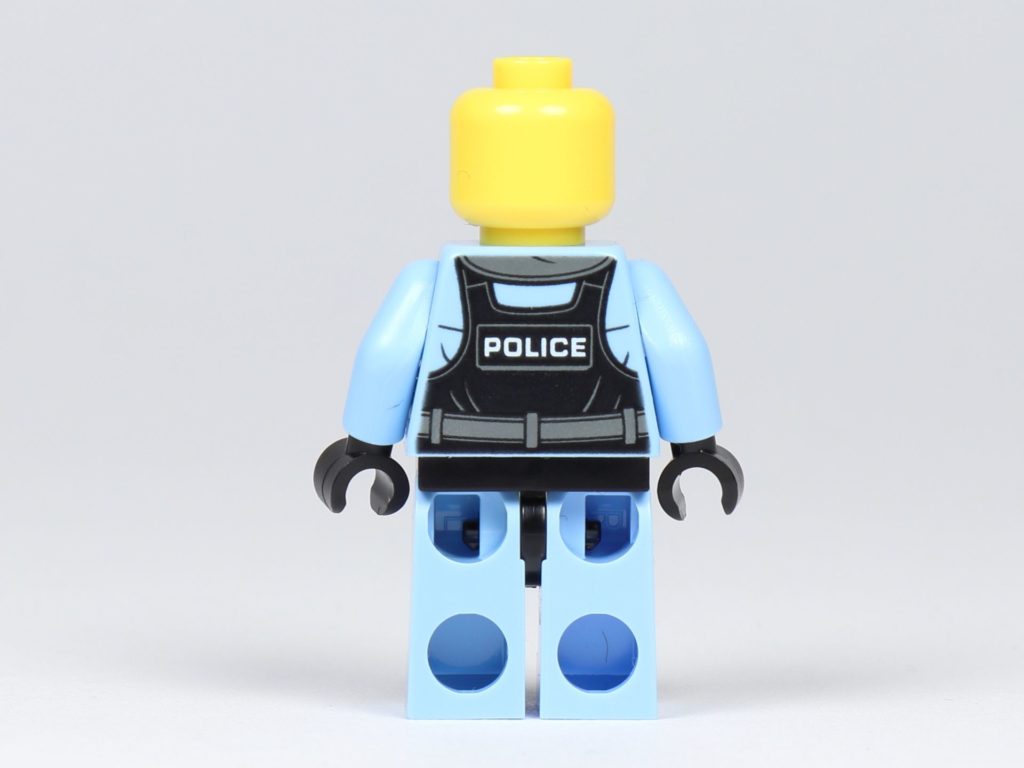 LEGO® City 30362 Raketenrucksack - Polizistin ohne Zubehör, Rückseite | ©2019 Brickzeit