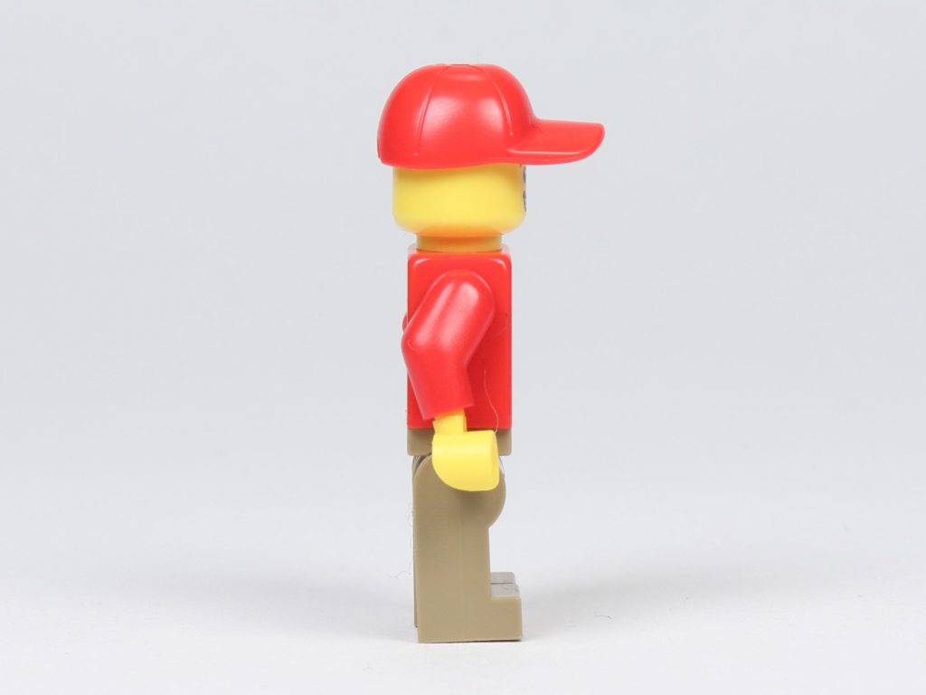 LEGO® City 30364 Popcorn Stand - Minifigur, Popcorn-Verkäufer, rechte Seite | ©2019 Brickzeit