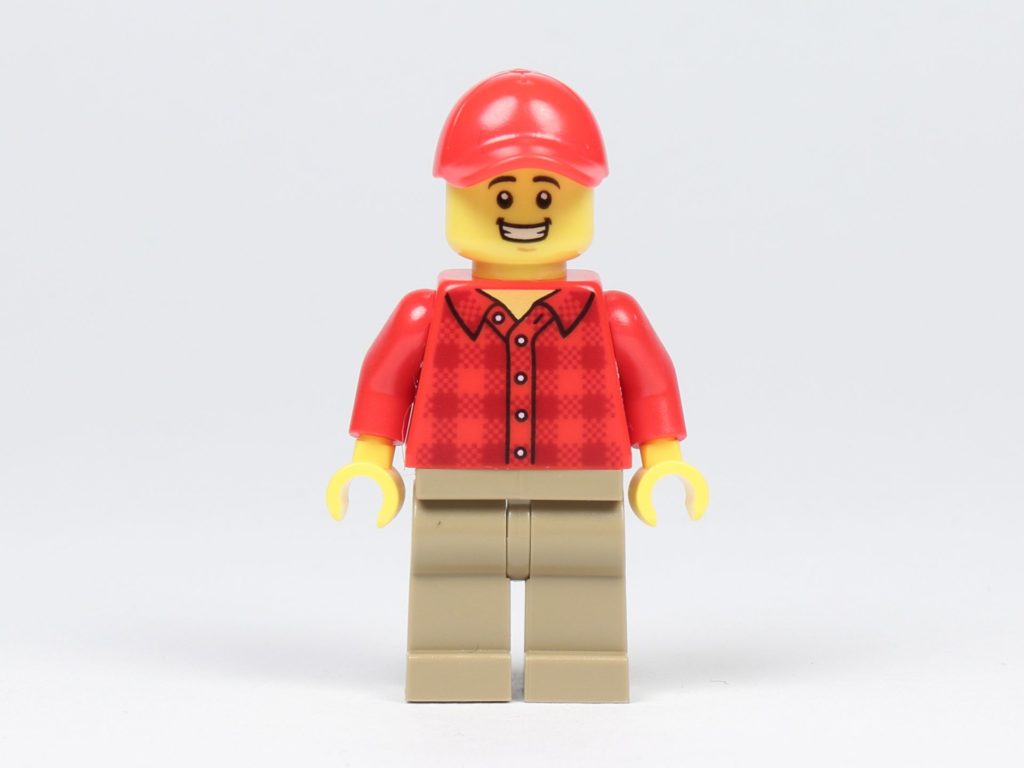 LEGO® City 30364 Popcorn Stand - Minifigur, Popcorn-Verkäufer, Vorderseite | ©2019 Brickzeit
