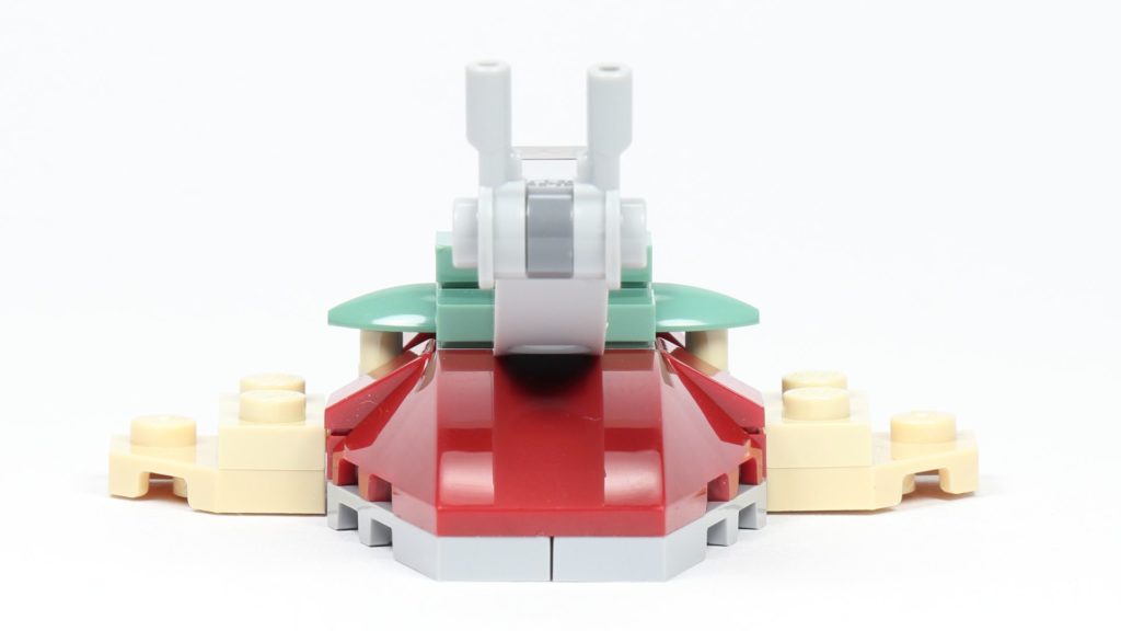 LEGO® Star Wars™ Slave I (Item 911945) - liegend, Blick auf Blaster | ©2019 Brickzeit