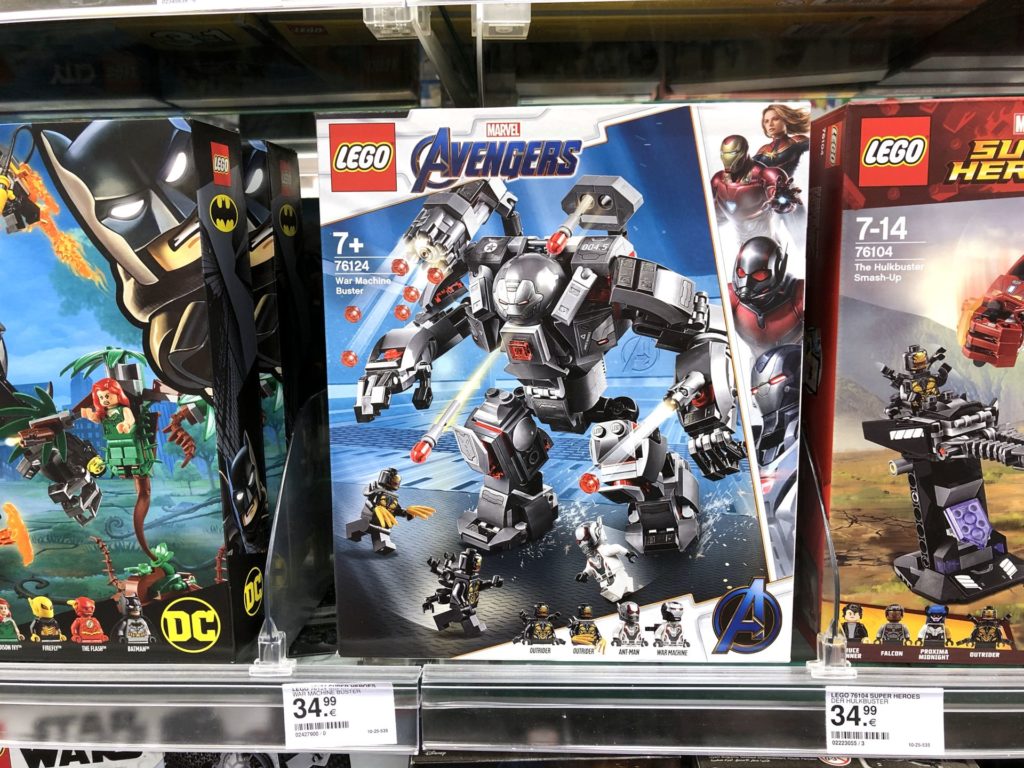 LEGO® Marvel 76124 Avengers: Endgame - Packung im Laden | ©2019 Brickzeit