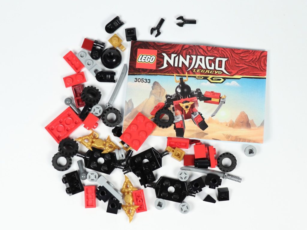 LEGO® Ninjago® Legacy Samurai X Mech - Polybag Inhalt | ©2019 Brickzeit