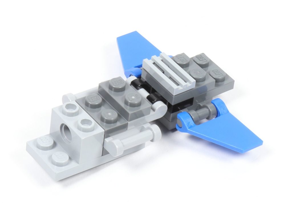 LEGO® Star Wars™ 75002 AT-RT™ - Bauabschnitt 3 - Frontteil zusammengesteckt | ©2019 Brickzeit