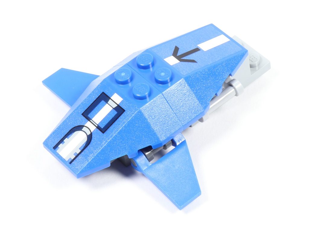 LEGO® Star Wars™ 75002 AT-RT™ - Bauabschnitt 3 - Frontteil mit blauen Elementen und Aufkleber 2 | ©2019 Brickzeit