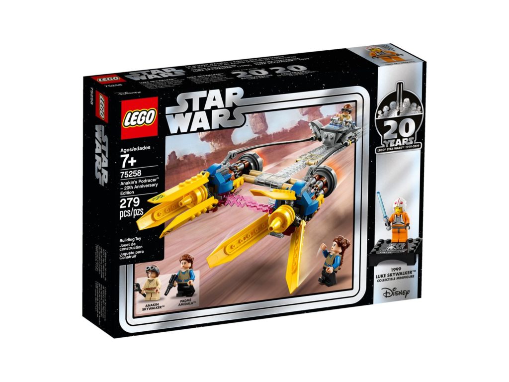LEGO® 75258 Anakin's Podracer™ - 20 Jahre LEGO Star Wars - Packung Vorderseite | ©LEGO Gruppe