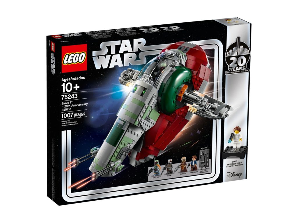 LEGO® 75243 Slave I™ - 20 Jahre LEGO Star Wars - Packung Vorderseite | ©LEGO Gruppe