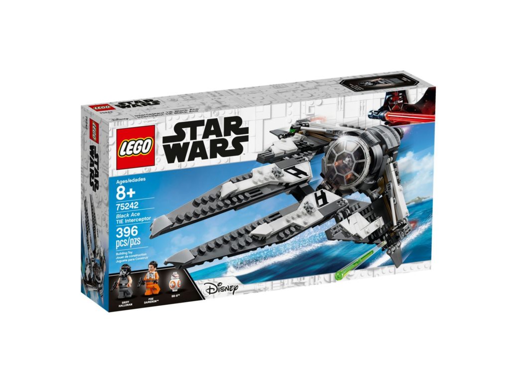 LEGO 75242 TIE Interceptor™ - Allianz-Pilot - Verpackung Vorderseite | ©LEGO Gruppe