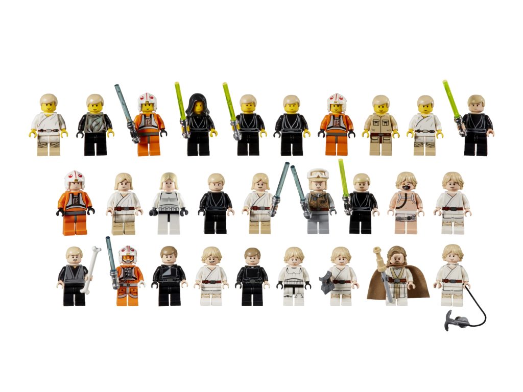 20 Jahre LEGO Star Wars - Evolution of Luke Skywalker | ©LEGO Gruppe