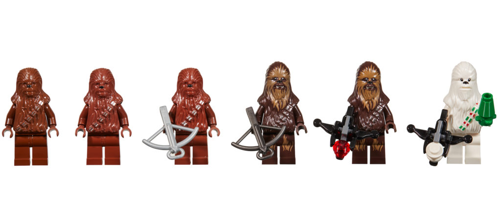 20 Jahre LEGO Star Wars - Evolution of Chewbacca | ©LEGO Gruppe