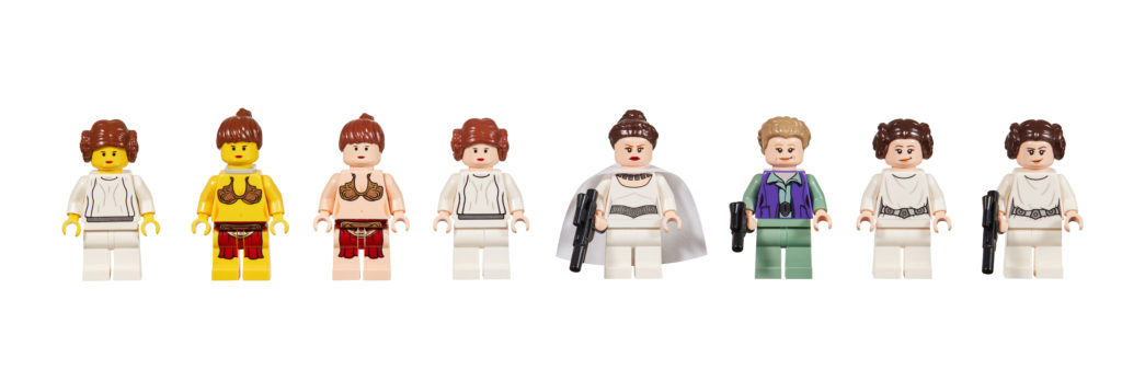 20 Jahre LEGO Star Wars - Evolution of Princess Leia | ©LEGO Gruppe