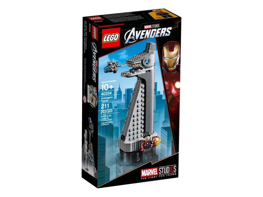 LEGO® Marvel Super Heroes 40334 Avengers Tower - Packung Vorderseite | ©LEGO Gruppe