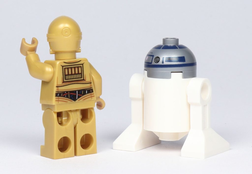 LEGO® Star Wars™ 75228 - C-3PO und R2-D2, Rückseite | ©2019 Brickzeit
