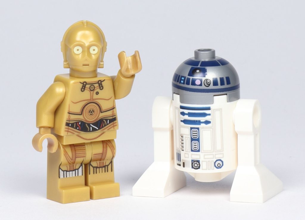 LEGO® Star Wars™ 75228 - C-3PO und R2-D2, Vorderseite | ©2019 Brickzeit