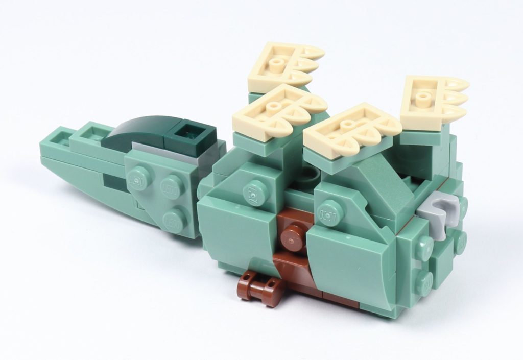 LEGO® Star Wars™ 75228 - Aufbau Dewback, Schritt 12 | ©2019 Brickzeit