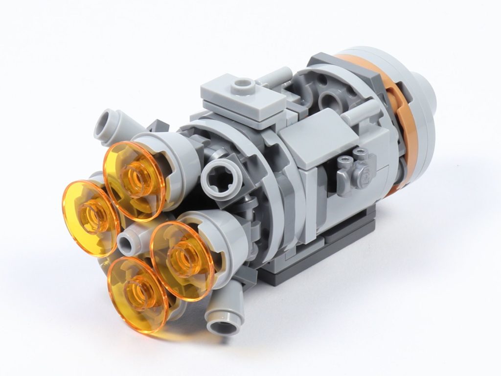 LEGO® Star Wars™ 75228 - Aufbau Escape Pod, fertig, hinten rechts | ©2019 Brickzeit