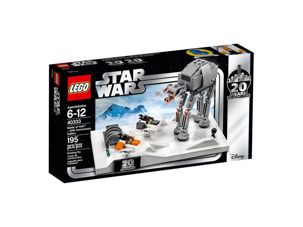 LEGO® Star Wars™ 40333 Schlacht um Hoth - 20. Jubiläums-Edition - Packung Vorderseite | ©LEGO Gruppe