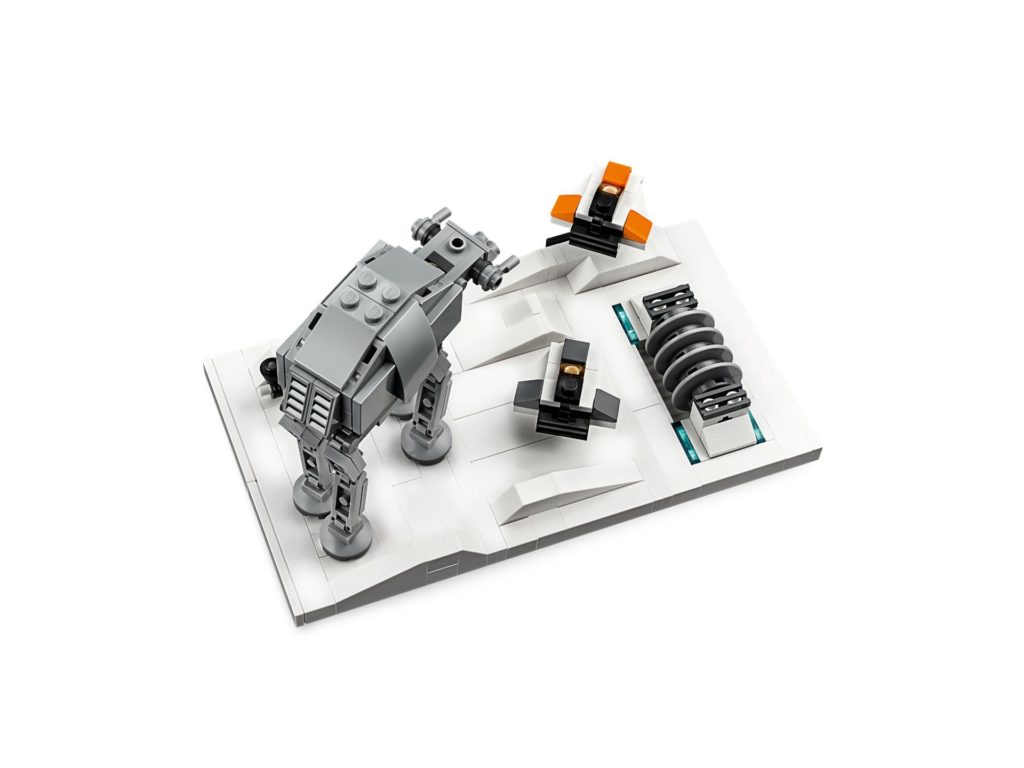 LEGO® Star Wars™ 40333 Schlacht um Hoth - 20. Jubiläums-Edition - Set Draufsicht | ©LEGO Gruppe