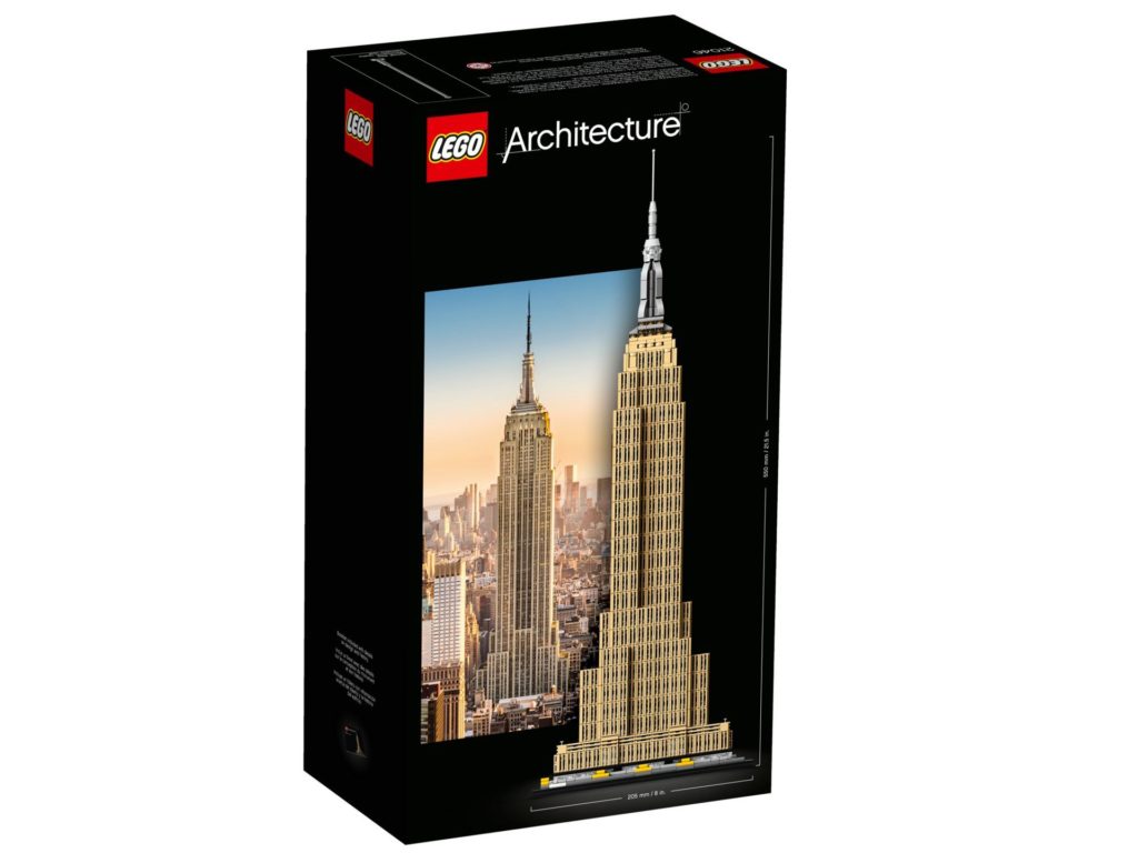 LEGO® Architecture 21046 Empire State Building - Packung Rückseite | ©LEGO Gruppe