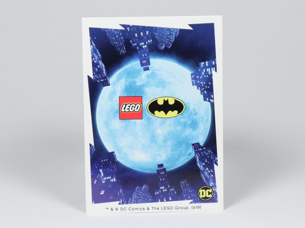 LEGO® Batman Magazin Nr. 3 - Superman Sammelkarte, Rückseite | ©2019 Brickzeit
