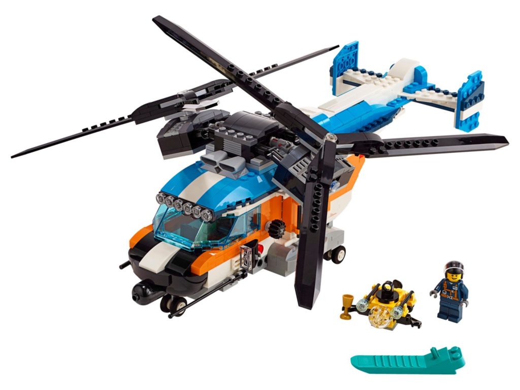 LEGO® Creator 3-in-1 31096 Doppelrotor-Hubschrauber | ©LEGO Gruppe