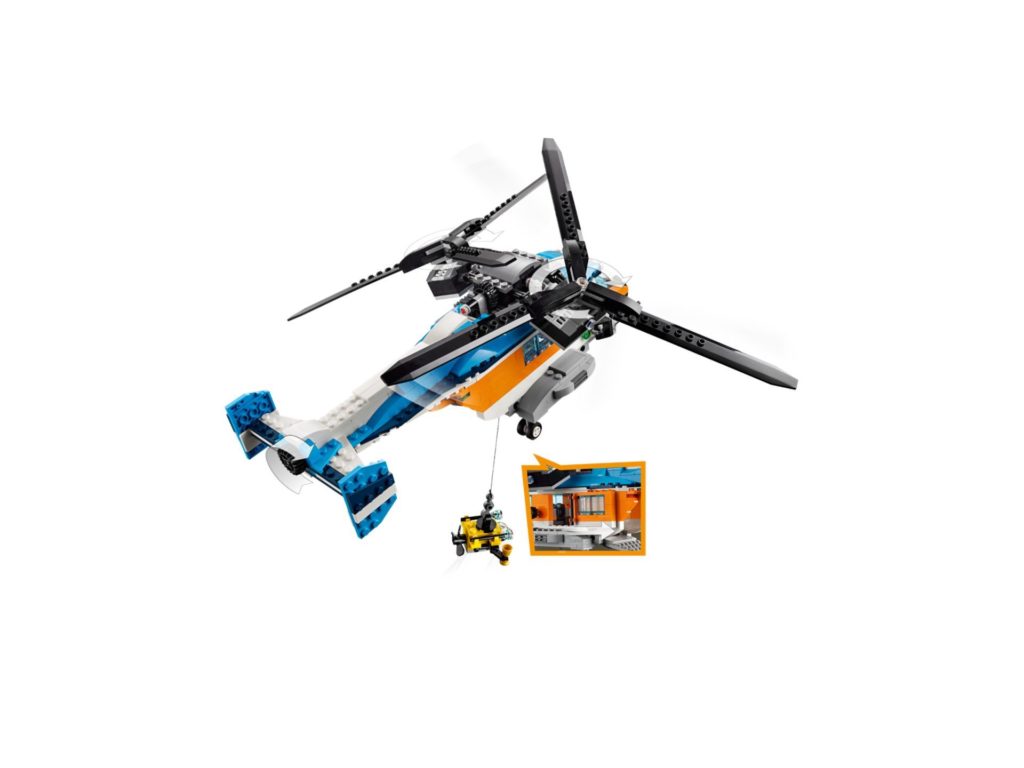 LEGO® Creator 3-in-1 31096 Doppelrotor-Hubschrauber | ©LEGO Gruppe
