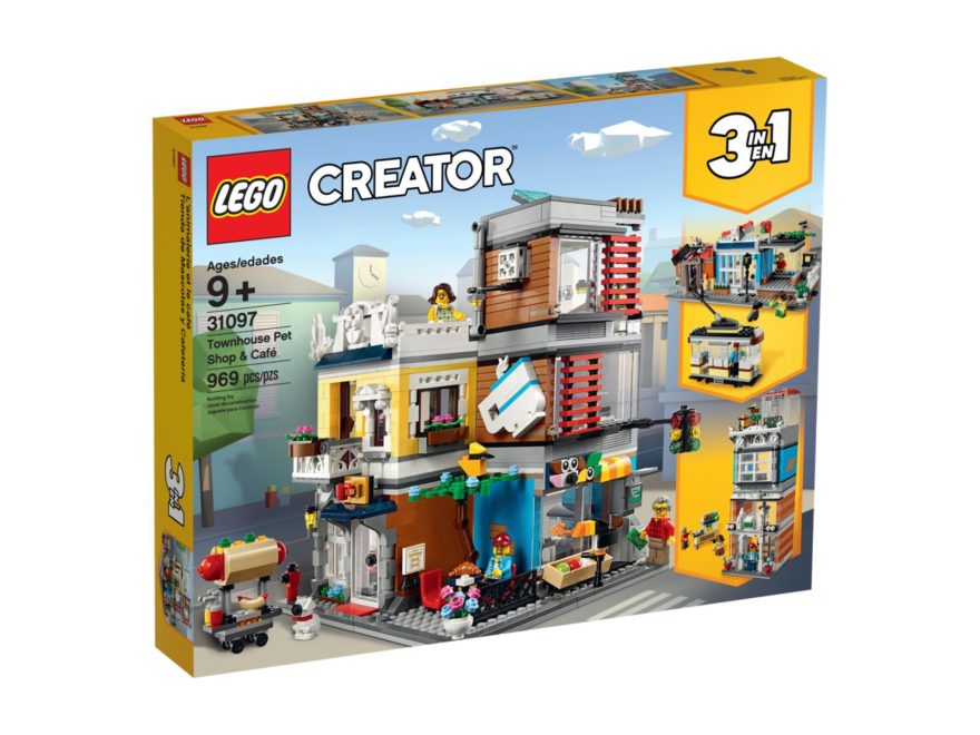 LEGO® Creator 3-in-1 31097 Stadthaus mit Zoohandlung & Cafe | ©LEGO Gruppe