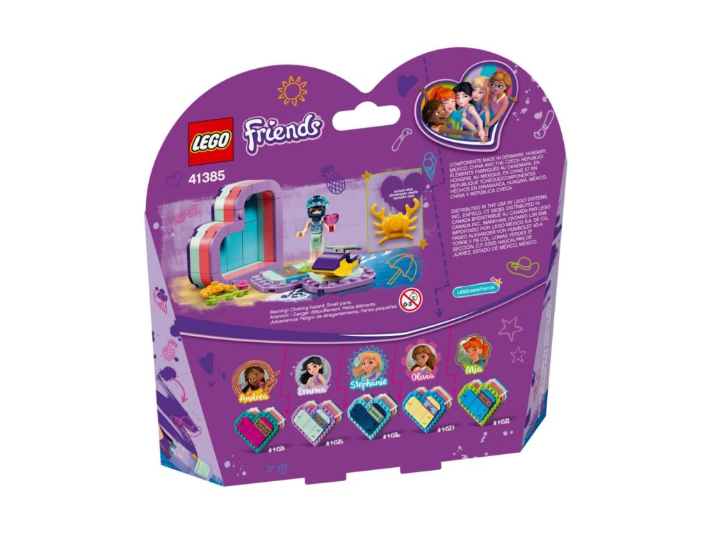 LEGO® Friends 41385 Emmas sommerliche Herzbox | ©LEGO Gruppe
