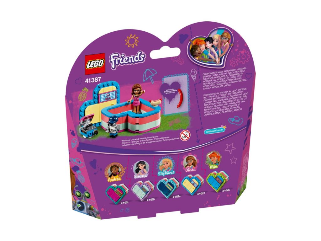 LEGO® Friends 41387 Olivias sommerliche Herzbox | ©LEGO Gruppe