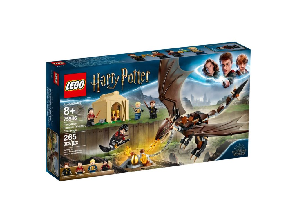 LEGO® Harry Potter™ 75946 Ungarischer Hornschwanz aus Trimagischem Turnier - Packung, Vorderseite | ©LEGO Gruppe
