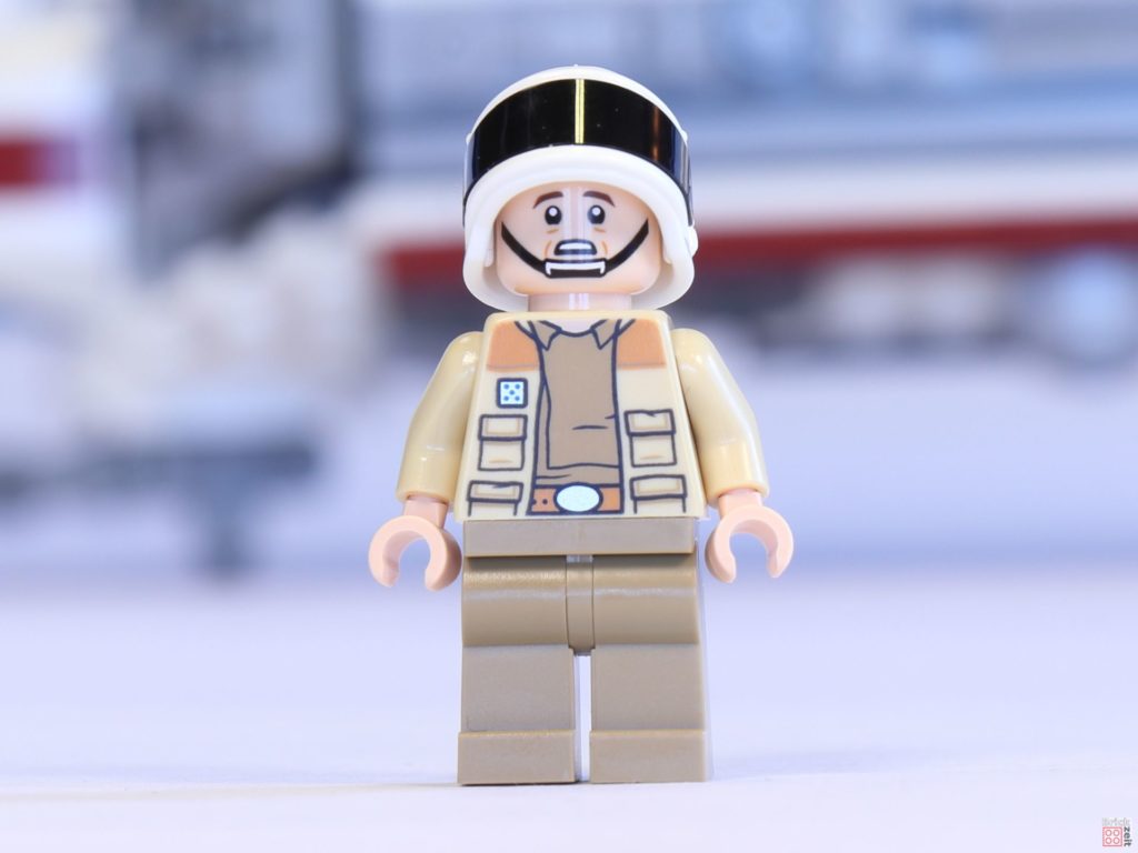 LEGO® 75244 - Captain Raymus Antilles, Vorderseite mit alternativem Gesicht | ©2019 Brickzeit
