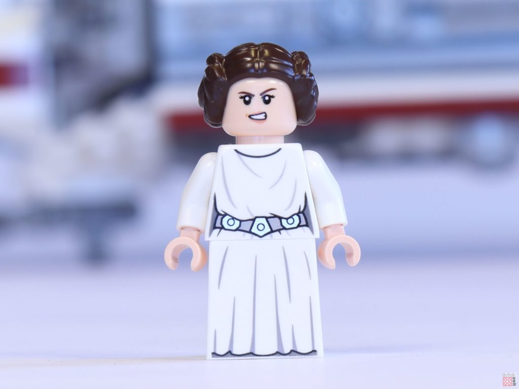 LEGO® 75244 - Prinzessin Leia Organa mit Rock, Vorderseite, Gesicht 2 | ©2019 Brickzeit