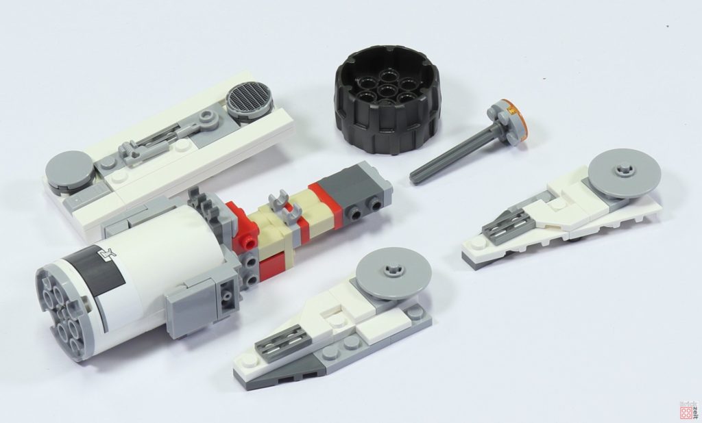 LEGO 75244 - Bauabschnitt 5, Einzelteile oberer Antrieb | ©2019 Brickzeit