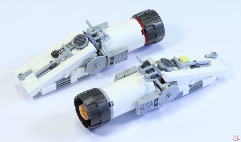 LEGO 75244 - Bauabschnitt 5, seitliche, obere Antriebe | ©2019 Brickzeit