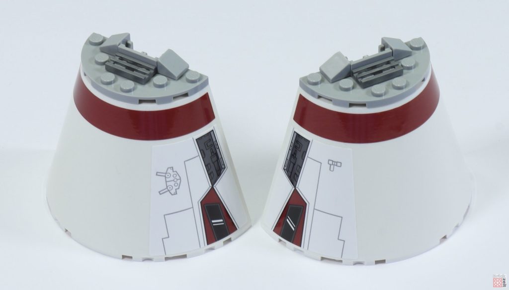 LEGO 75244 - Bauabschnitt 6, Teile für Cockpit Oberseiteseite | ©2019 Brickzeit