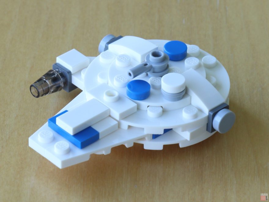 LEGO® Star Wars™ olybag 911949, Kessel Run Millennium Falcon, vorne links | ©2019 Brickzeit
