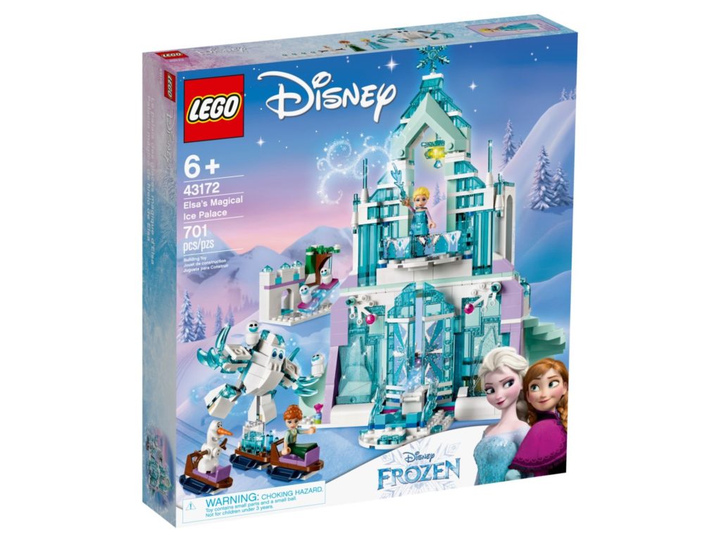 LEGO® Disney 43172 Elsas magischer Eispalast - Packung Vorderseite | ©LEGO Gruppe