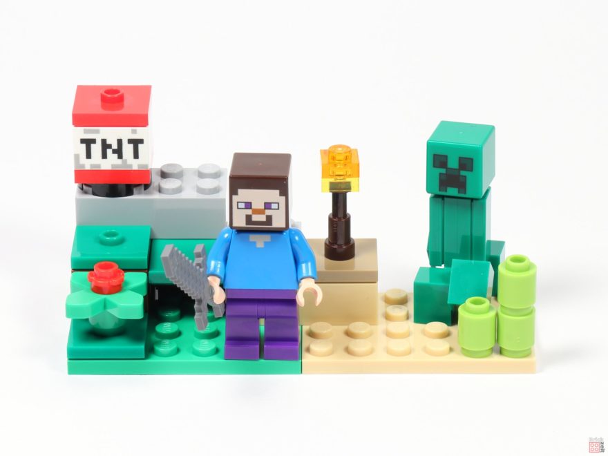 Review - LEGO® Minecraft 30393 Steve und Creeper Polybag - Titelbild | ©2019 Brickzeit