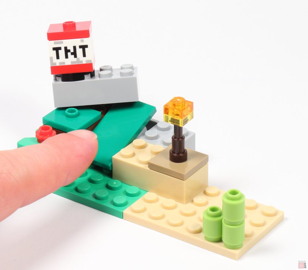 LEGO® Minecraft 30393 Steve und Creeper - TNT geht in die Luft | ©2019 Brickzeit