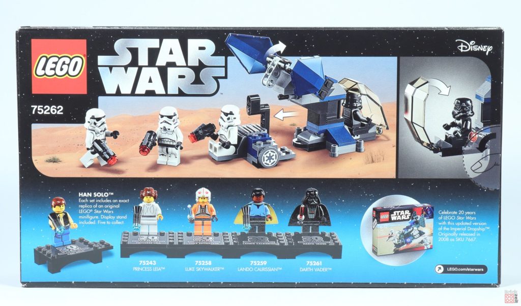 LEGO® Star Wars™ 75262 Imperial Dropship - Packung Rückeite | ©2019 Brickzeit