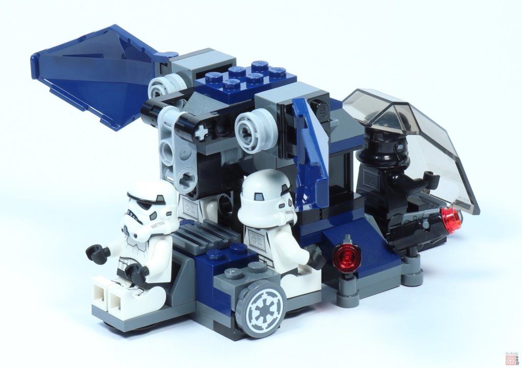 LEGO® Star Wars™ 75262 Imperial Dropship mit Minifiguren, Rückseite | ©2019 Brickzeit