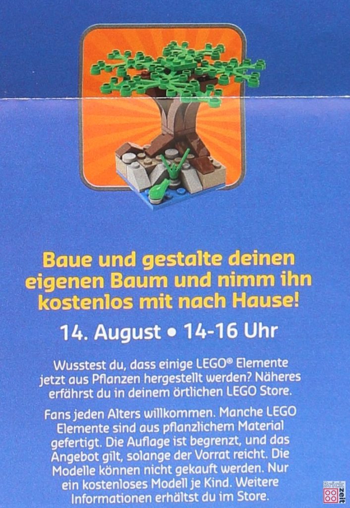 LEGO® Bauaktion Mini-Baum am 14.08.2019 Text | Foto von Brickzeit