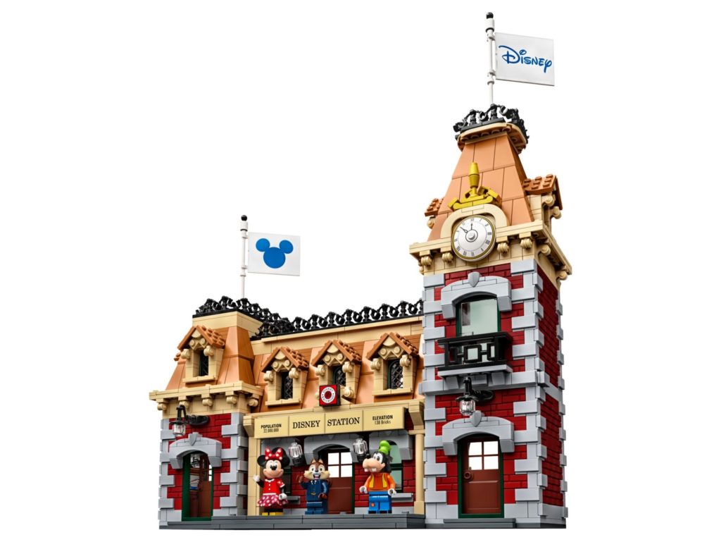 LEGO® 71044 Disney Zug mit Bahnhof - Bahnhof Vorderseite | ©LEGO Gruppe
