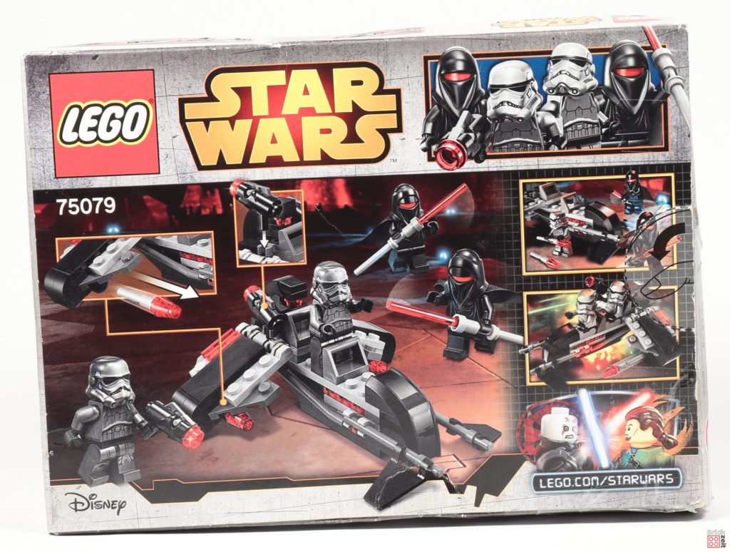LEGO® Star Wars™ 75079 Shadow Troopers - Packung, Rückseite | ©2019 Brickzeit
