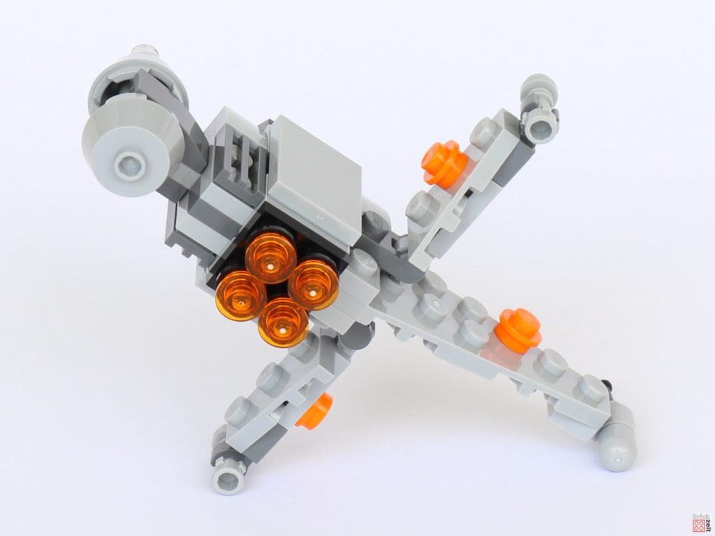 LEGO® Star Wars™ B-Wing Polybag ItemNr. 911950 - Rückseite, offene Flügel | ©2019 Brickzeit