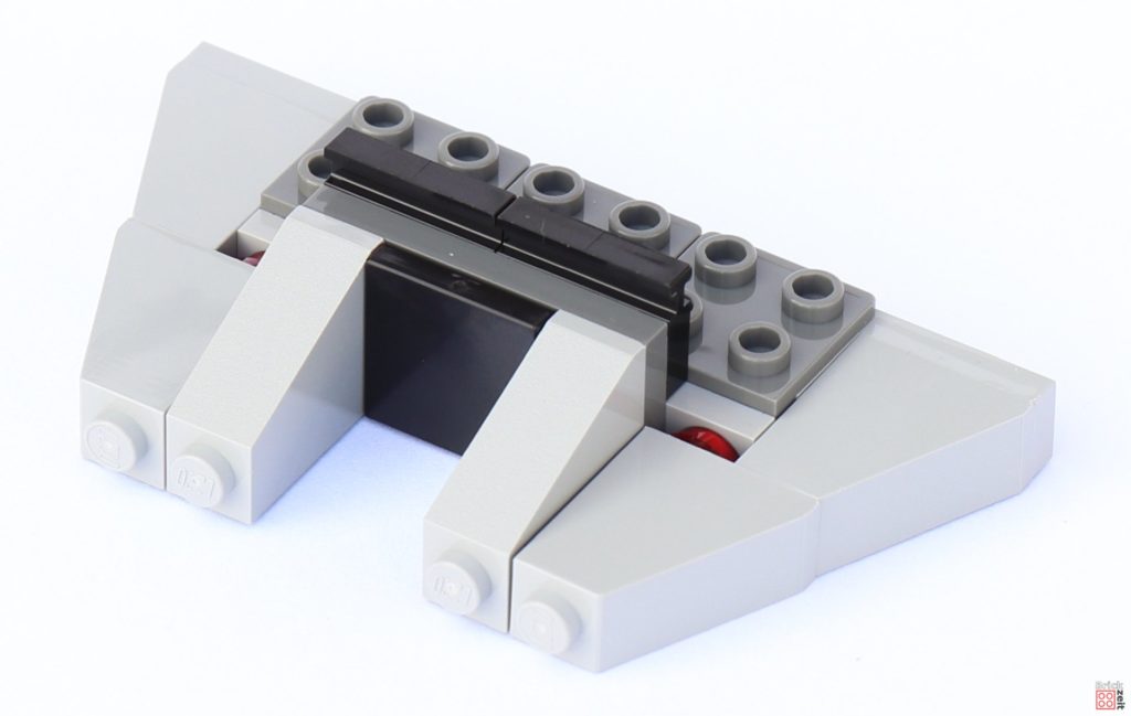LEGO Star Wars 75033 Star Destroyer - Aufbau, Sitzaussparung | ©2019 Brickzeit