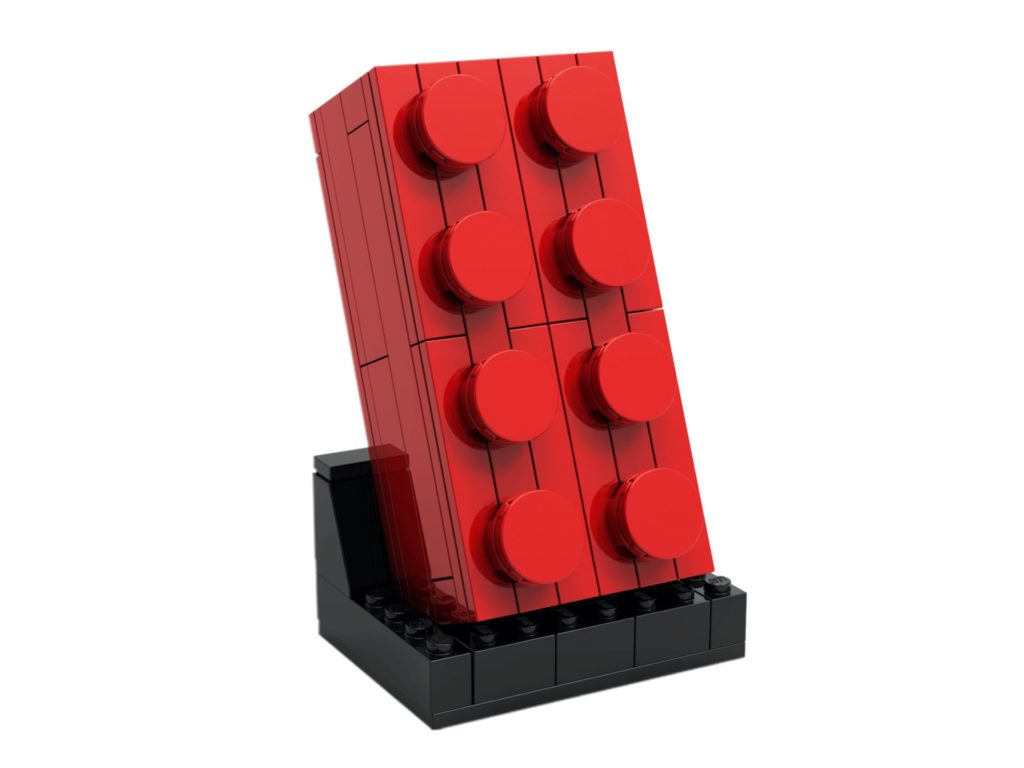 LEGO 5005085 2x4 Brick in Rot | ©LEGO Gruppe