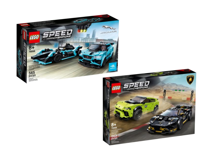 LEGO® Speedchampions 76898 Jaguar und 76899 Lamborghini - Titelbild | ©LEGO Gruppe