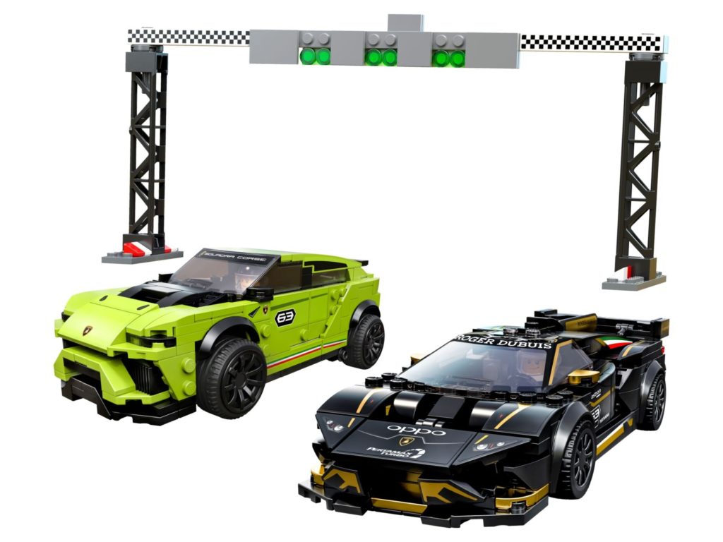 LEGO® Speed Champions 76899 Lamborghini Huracán Super Trofeo EVO & Urus ST-X | ©LEGO Gruppe