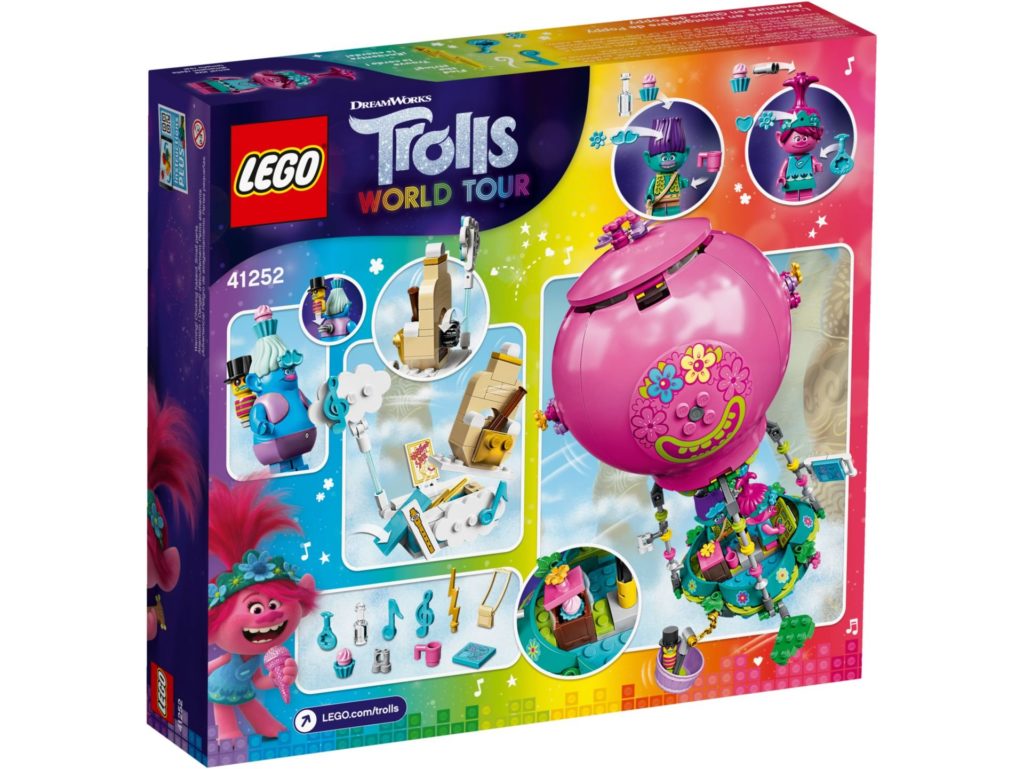 LEGO® TROLLS WORLD TOUR 41252 Poppys Heißluftballon | ©LEGO Gruppe