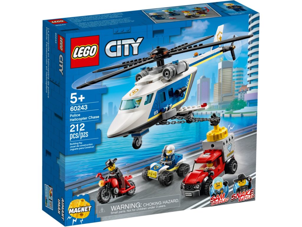 LEGO® City 60243 Verfolgungsjagd mit dem Polizeihubschrauber | ©LEGO Gruppe